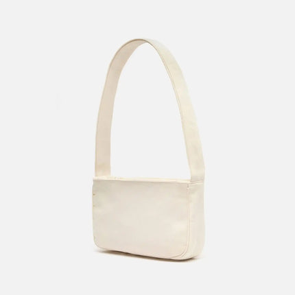 Borsa a tracolla Misako Salguer con rafia/perline da spiaggia