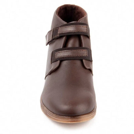 Leather ankle boot with wedge for women. Purapiel akilav2 104909