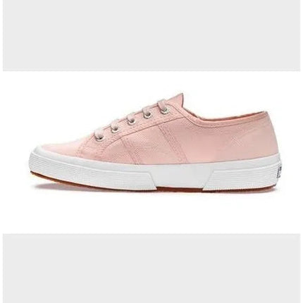 Superga Pink Sneakers for Women, canvas sports shoes made of strong breathable cotton with natural vulcanized rubber sole, ideal for casual use and outdoor activities. PlatiNum