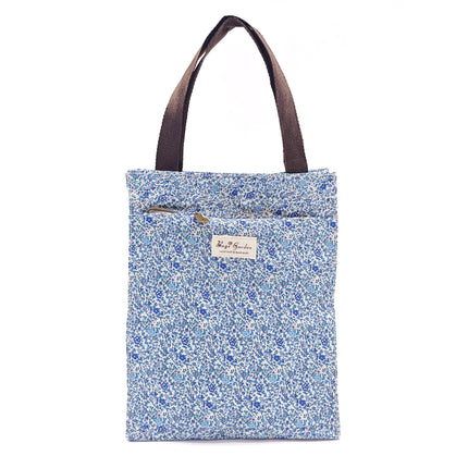 Borse da giardino Borsa da giardino piccola impermeabile da giardino con fiori - Varietà di stampe - Resina di cotone - 30 cm x 24 cm x 13 15 cm