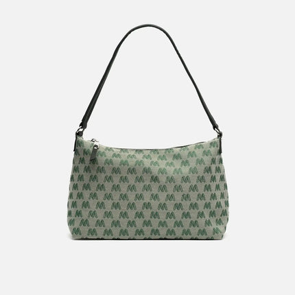 Borsa a tracolla Misako Mongra con stampa monogramma ED. Borse da donna