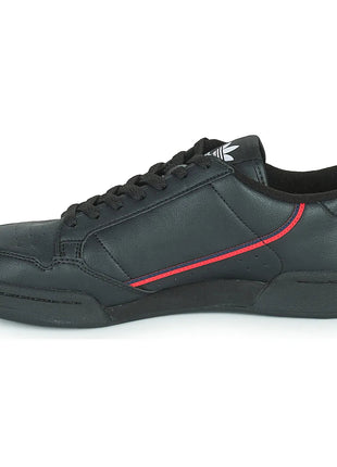 Adidas continental 80 vegan - low-top sneakers for women and men in black - black adidas sneakers for walking and daily use for adults and juniors PlatiNum