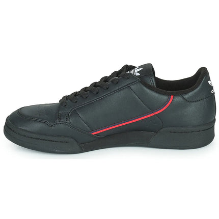 Adidas Continental 80 Vegan - Scarpe da ginnastica basse per donna e uomo in nero - Scarpe da ginnastica Adidas nere per passeggiate e uso quotidiano per adulti e junior
