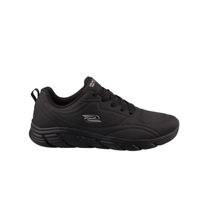 Skechers 117715 Women's Sneakers in Black - Comfortable and lightweight with ergonomic fit for all-day wear, perfect for casual outings or gym use, ensuring maximum comfort and style. PlatiNum