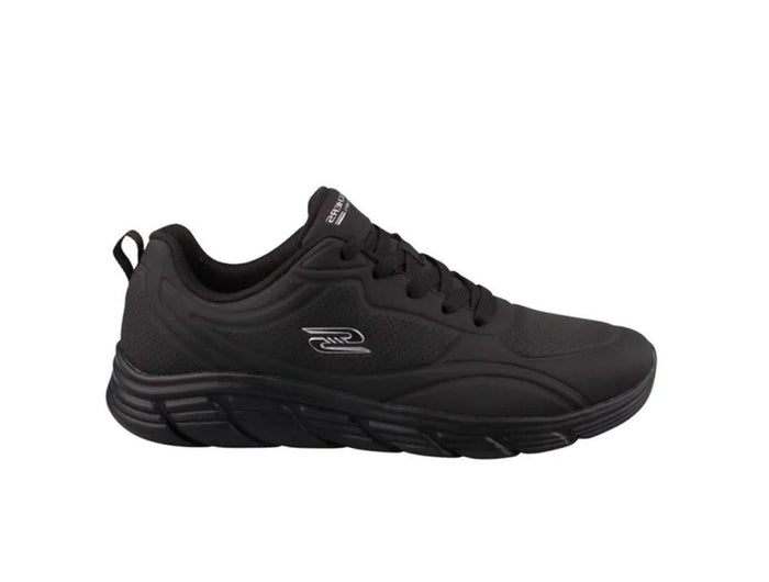 Skechers 117715 Women's Sneakers in Black - Comfortable and lightweight with ergonomic fit for all-day wear, perfect for casual outings or gym use, ensuring maximum comfort and style. PlatiNum