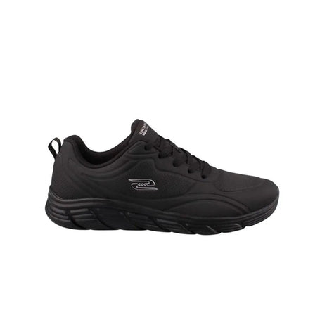 Skechers 117715 Women's Sneakers in Black - Comfortable and lightweight with ergonomic fit for all-day wear, perfect for casual outings or gym use, ensuring maximum comfort and style. PlatiNum