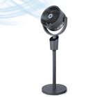 Ventilatore da terra silenzioso da 60 W con oscillazione omnidirezionale a 120º, 3 velocità turbo ed efficienza energetica - Ideale per soggiorno, camera da letto o ufficio