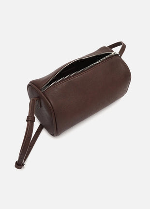 Mini Borsa a Tracolla Marrone Luma per Donna - Compatta e Leggera, Design Moderno 100% Poliuretano, Ideale per l'Uso Quotidiano e Look Urbani - Disponibile in Tre Colori