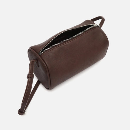 Mini Borsa a Tracolla Marrone Luma per Donna - Compatta e Leggera, Design Moderno 100% Poliuretano, Ideale per l'Uso Quotidiano e Look Urbani - Disponibile in Tre Colori
