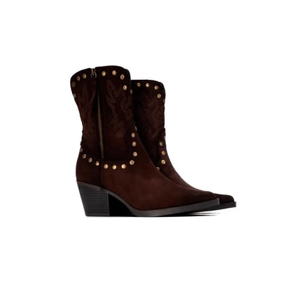 Women's heeled boots xti 146507 brown