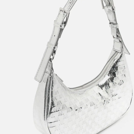 Borsa a tracolla piccola Misako Misra con manico regolabile e stampa monogramma Borse da donna