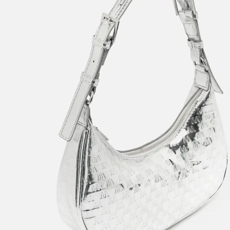 Borsa a tracolla piccola Misako Misra con manico regolabile e stampa monogramma Borse da donna