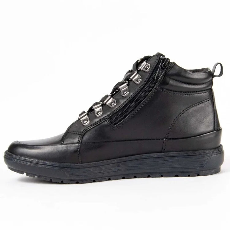 Casual leather ankle boot for women. Butterfly bottilina2 99465