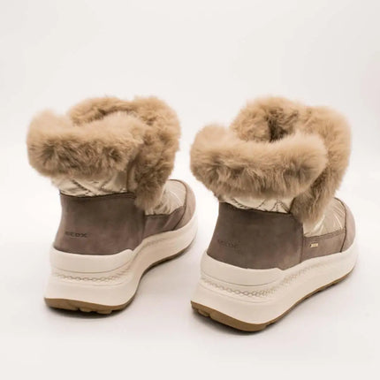 Geox d46wpb 0lv22 c6172 spherica taupe women's ankle boot