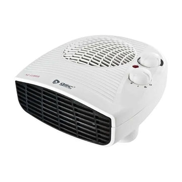NIAROS HORIZONTAL HEATER 2000W Besah, electric heater with adjustable thermostat, 3 heat settings, overheat protection, and CE certificate for safe use. Ideal for low consumption heating in any space.