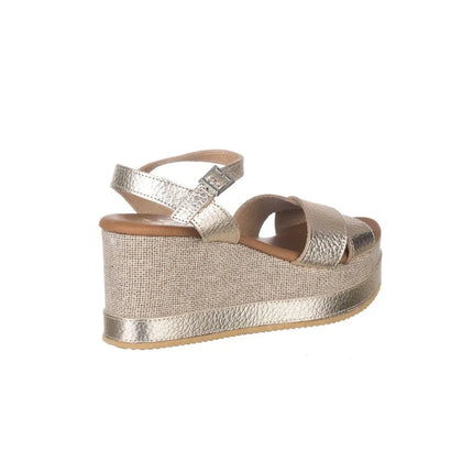 Wedges oh my sandals 5736 women gold PlatiNum