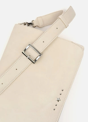 Borsa a spalla Misako Nesqui-1 con patta e dettagli metallizzati ED. Borse da donna