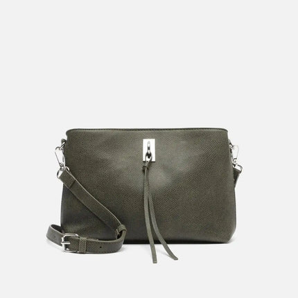Borsa a tracolla piccola Misako Engri con dettagli metallici Money Pocket