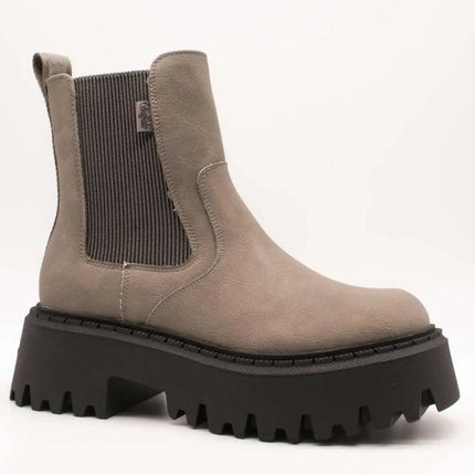 Buffalo boot b25000127 aspen chelsea vegan gray for women