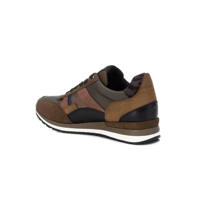 Refresh 170159 Sneakers for Women in Kaki, comfortable canvas shoes with a flat platform sole, ideal for casual outdoor wear and spring activities. PlatiNum