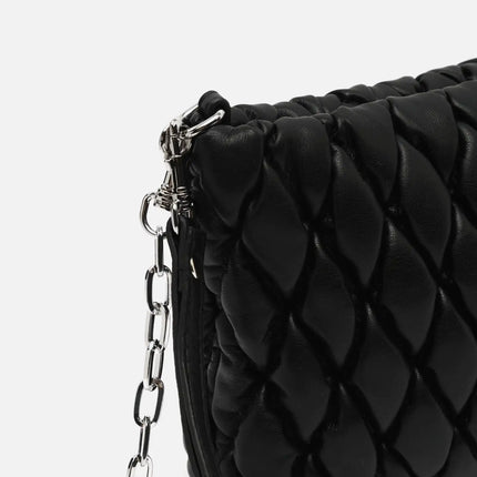 Borsa a tracolla e a mano imbottita Misako Elaxy ED. Borse da donna