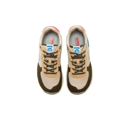Barefoot Mustang 60857 Women Kaki Sneakers, comfortable canvas shoes with breathable design, perfect for autumn outdoor activities, versatile footwear for casual wear. PlatiNum