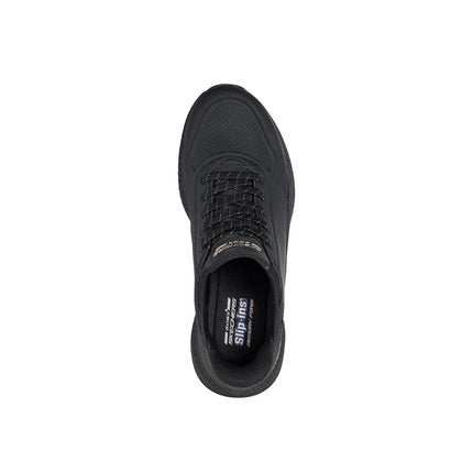 Skechers Bobs Squad 4 Women's Sneakers in Black - Comfortable and lightweight urban shoes with superior cushioning and a secure fit, perfect for casual and daily looks. PlatiNum