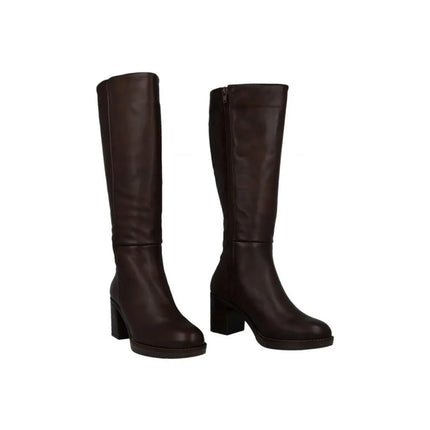 Porronet 4782 women's mocha heeled boots