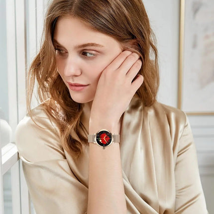 Smartwatch da donna IP68, modello 2025 con schermo AMOLED da 1,43", chiamate Bluetooth, oltre 120 sport disponibili, monitoraggio frequenza cardiaca, SpO2, pressione sanguigna e sonno. Smartwatch per Android e iOS. platinumshop