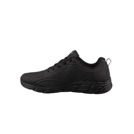 Skechers 117715 Women's Sneakers in Black - Comfortable and lightweight with ergonomic fit for all-day wear, perfect for casual outings or gym use, ensuring maximum comfort and style. PlatiNum