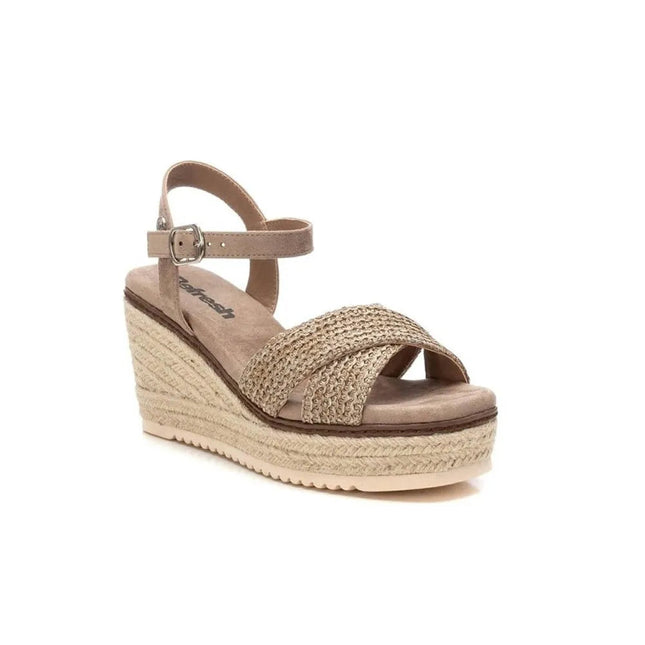 Refresh esparto wedges 172650   Taupe woman PlatiNum