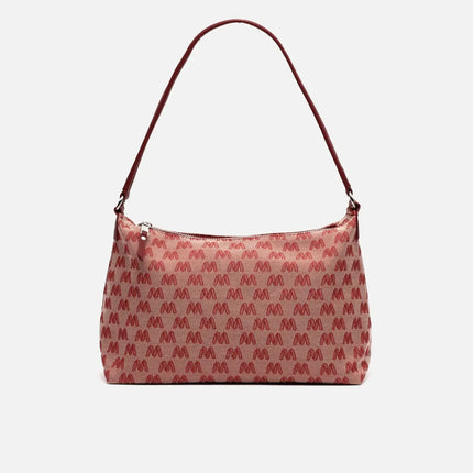 Borsa a tracolla Misako Mongra con stampa monogramma ED. Borse da donna