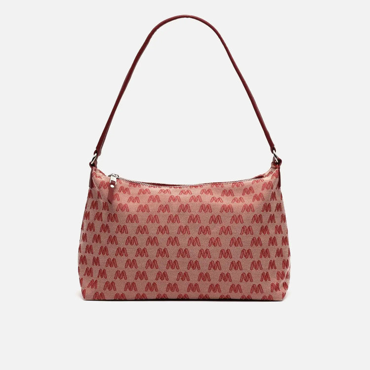 Borsa a tracolla Misako Mongra con stampa monogramma ED. Borse da donna