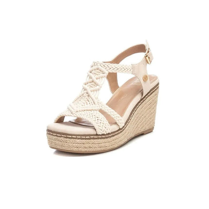 XTI 142834 Women's Wedges Beige PlatiNum