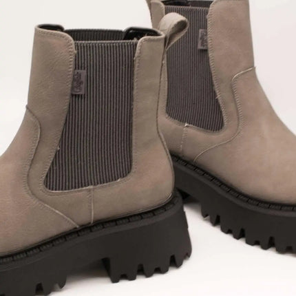 Buffalo boot b25000127 aspen chelsea vegan gray for women