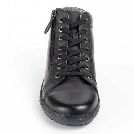 Casual leather ankle boot for women. Butterfly bottiline 99461