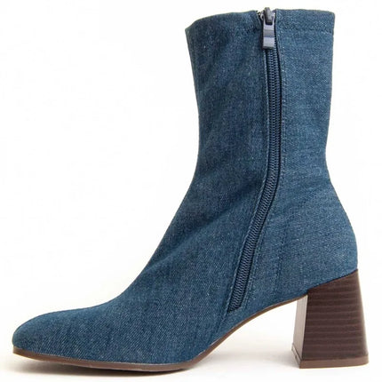Heeled ankle boot for women. Montevita goodwill4 94638