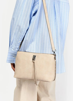 Borsa a tracolla piccola Misako Engri con dettagli metallici Money Pocket