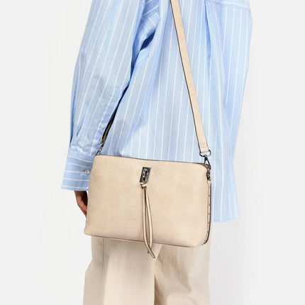 Borsa a tracolla piccola Misako Engri con dettagli metallici Money Pocket