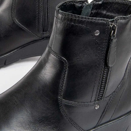 Casual leather ankle boot for women. Butterfly bottilina3 99469