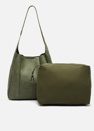 Borsa hobo media Misako Giselina con beauty case interno rimovibile - Borse da donna