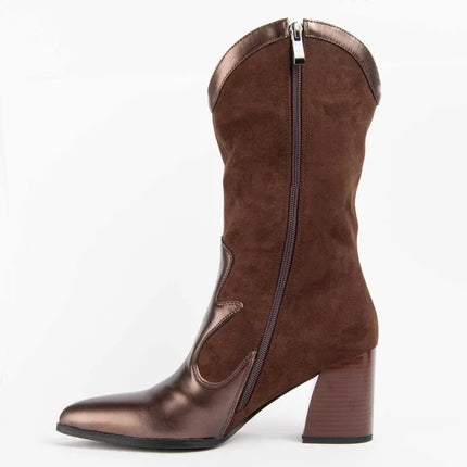 Heeled boot for women. Montevita tejan8 100946