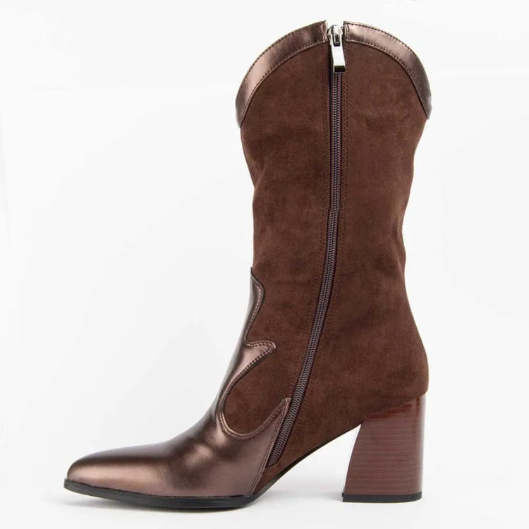 Heeled boot for women. Montevita tejan8 100946