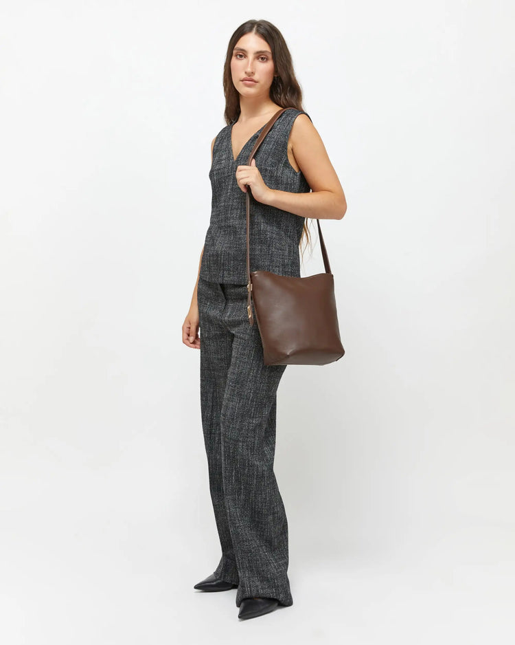 Borsa a tracolla Misako Adem con manico regolabile Borse da donna