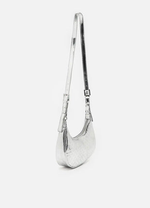 Borsa a tracolla piccola Misako Misra con manico regolabile e stampa monogramma Borse da donna