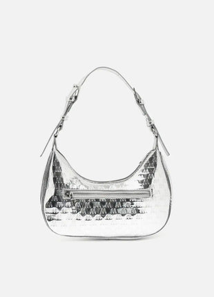 Borsa a tracolla piccola Misako Misra con manico regolabile e stampa monogramma Borse da donna