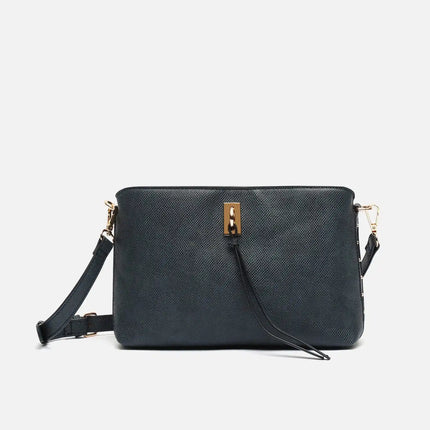 Borsa a tracolla piccola Misako Engri con dettagli metallici Money Pocket