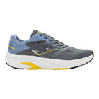 Joma R.Speed Men 2512 Grey Running Shoes offer excellent traction and cushioning, designed for men's training and asphalt races, featuring breathable mesh lining and rubber material for enhanced durability. PlatiNum