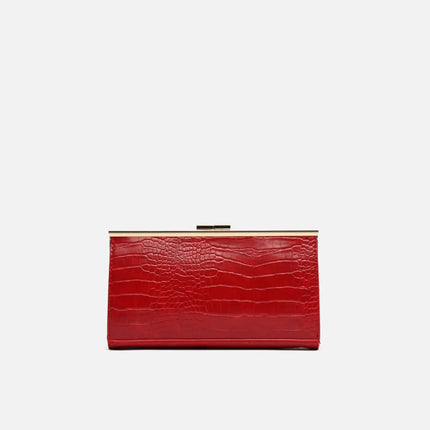 Borsa da festa Imelda piccola con tracolla e stampa animalier