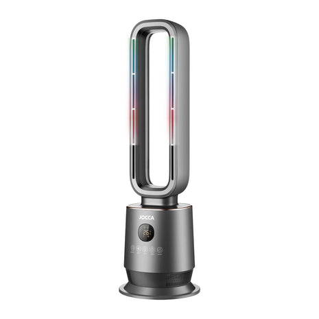 Jocca Stufa Senza Pale 2000W con Tecnologia PTC, Termostato Digitale e Telecomando